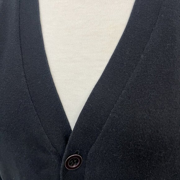 Diesel Black Womens Cardigan Size S Small Button Front - Picture 8 of 9